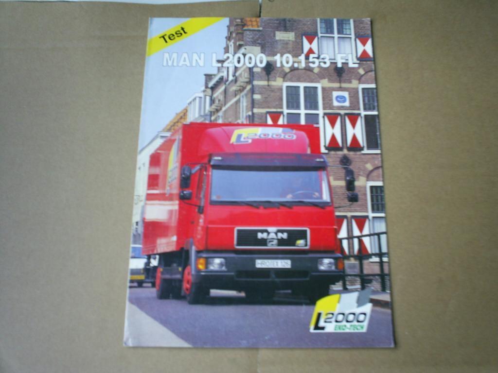 Test MAN L 2000 10.153 FL 5 / 7 / 1994 6 pag., Verzenden, Zo goed als nieuw, Overige merken
