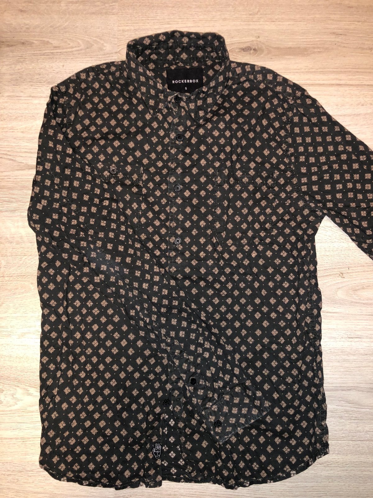 Rockerbox herenoverhemd maat S - Goede staat, Kleding | Heren, Ophalen of Verzenden, Gedragen, Meerkleurig, Halswijdte 38 (S) of kleiner