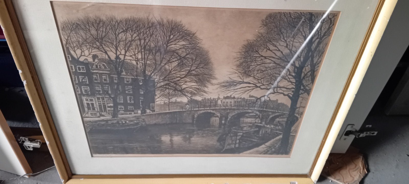 CORNELIS BRANDENBURG. Grote ets Amsterdam., Antiek en Kunst, Ophalen