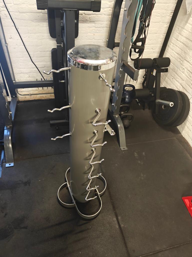 Rek voor pulley handgrepen - Fitness accessoire houder, Ophalen, Gebruikt, Rug, Overige typen