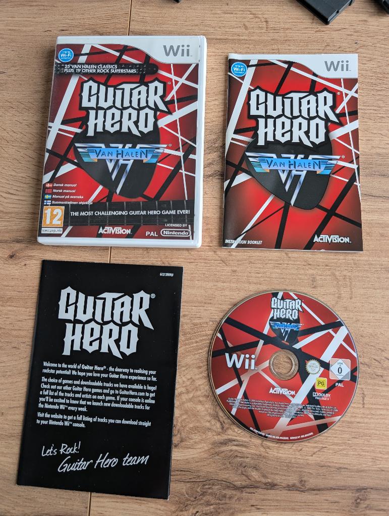 Guitar hero van Halen Wii, Spelcomputers en Games, Games | Nintendo Wii, Muziek, 1 speler, Ophalen of Verzenden, Zo goed als nieuw