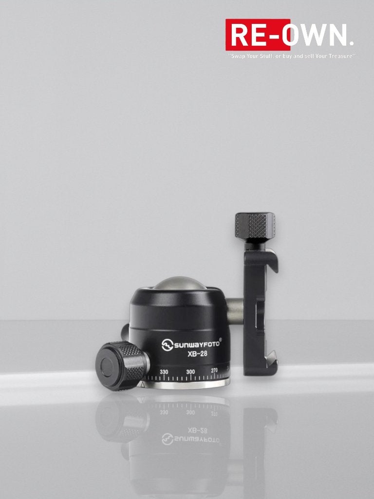 SUNWAYFOTO XB-28 STATIEFKOP | BALHOOFD | TOPSTAAT | GARANTIE, Sunwayfoto, ., Balhoofd, Ophalen of Verzenden