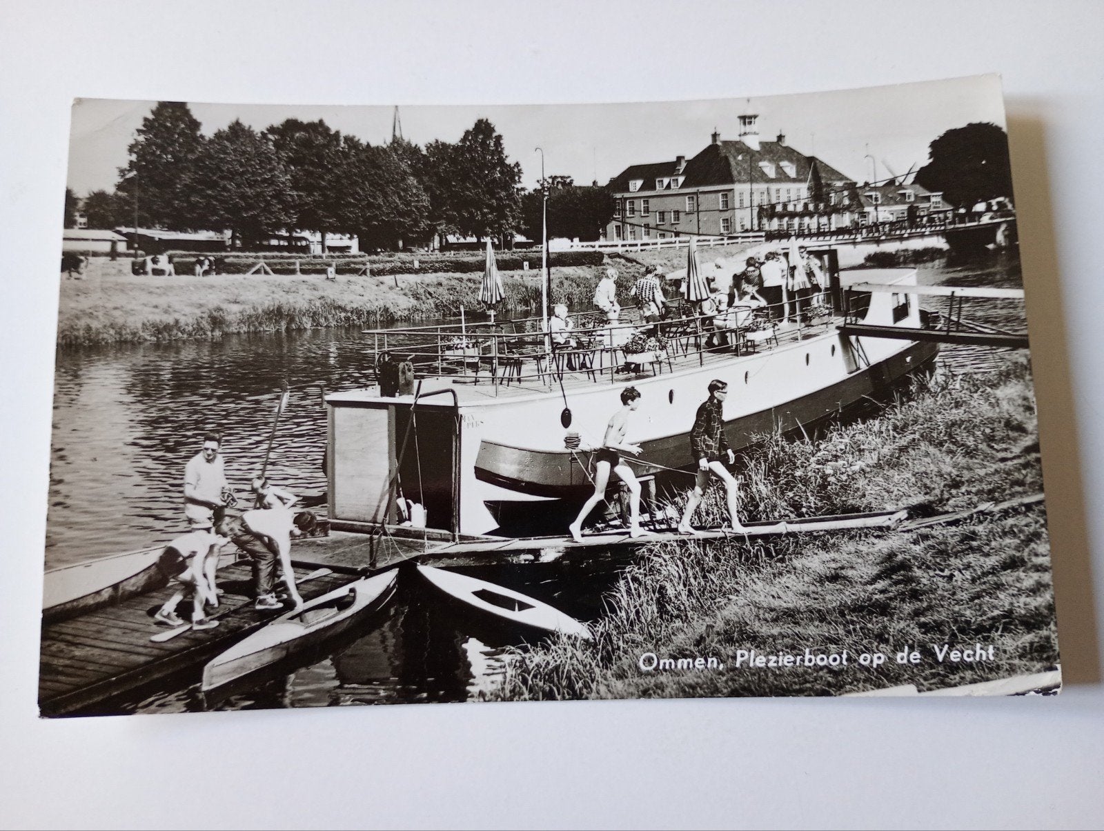 Ommen Plezierboot op de Vecht 1966, Ophalen of Verzenden, 1960 tot 1980, Gelopen, Overijssel