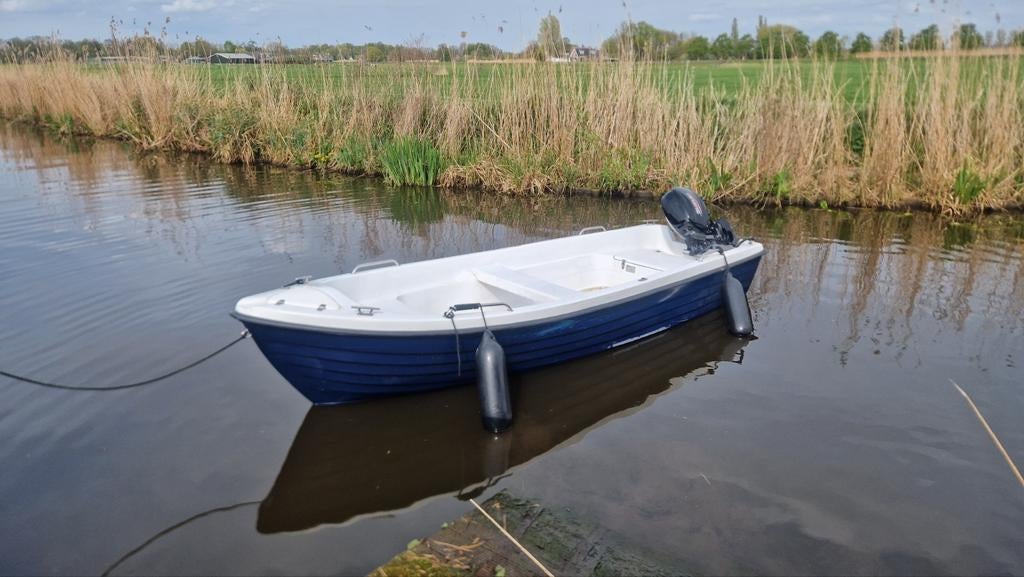 Open boot inclusief 9.9 suzuki buitenboordmotor, Watersport en Boten, Vis- en Consoleboten, Ophalen, Tot 10 pk, 3 tot 6 meter
