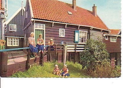 Ansichtkaart 	Marken	Klederdracht, Verzenden, 1960 tot 1980, Ongelopen, Noord-Holland