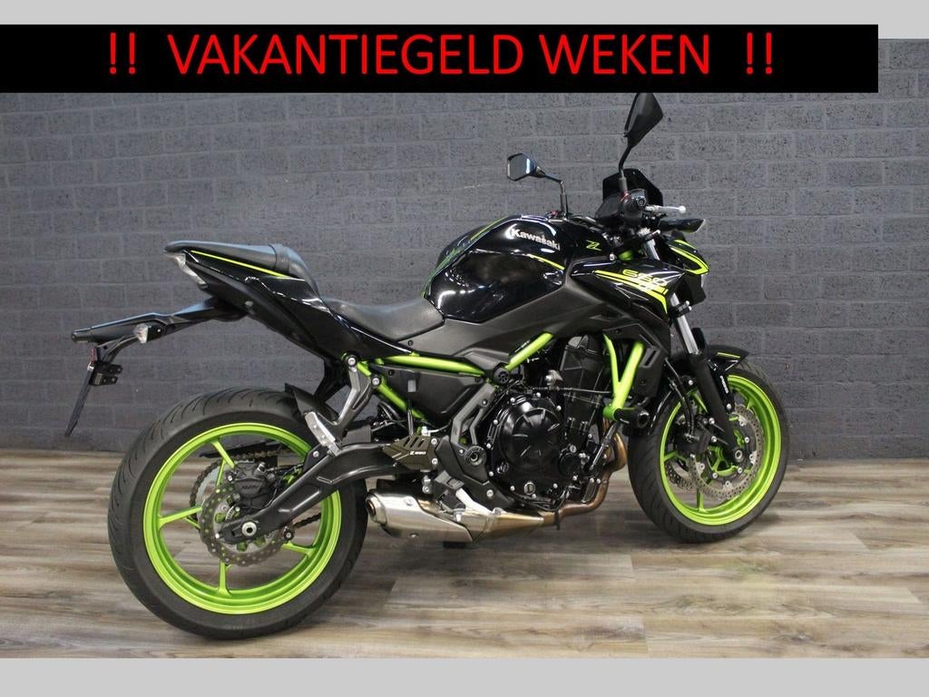 KAWASAKI Z650 ABS (bj 2021) 21,899 km 35KW A2 geschikt, Motoren, Motoren | Kawasaki, Bedrijf, Onbekend, KAWASAKI, Onbekend