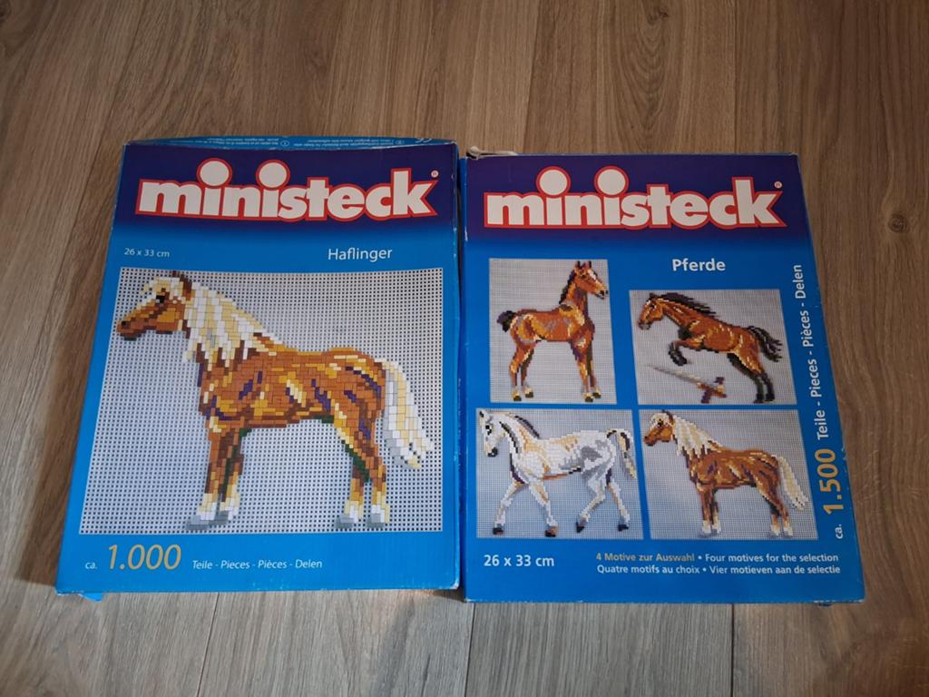 Ministeck paarden - 2 sets, Ophalen of Verzenden, Gebruikt, Box-set