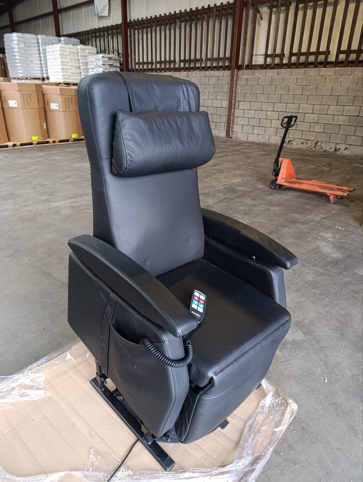 FitForm NML Vario 574 Sta-op-stoel - Zo goed als nieuw, Zwart, Leer, Ophalen of Verzenden, Zo goed als nieuw