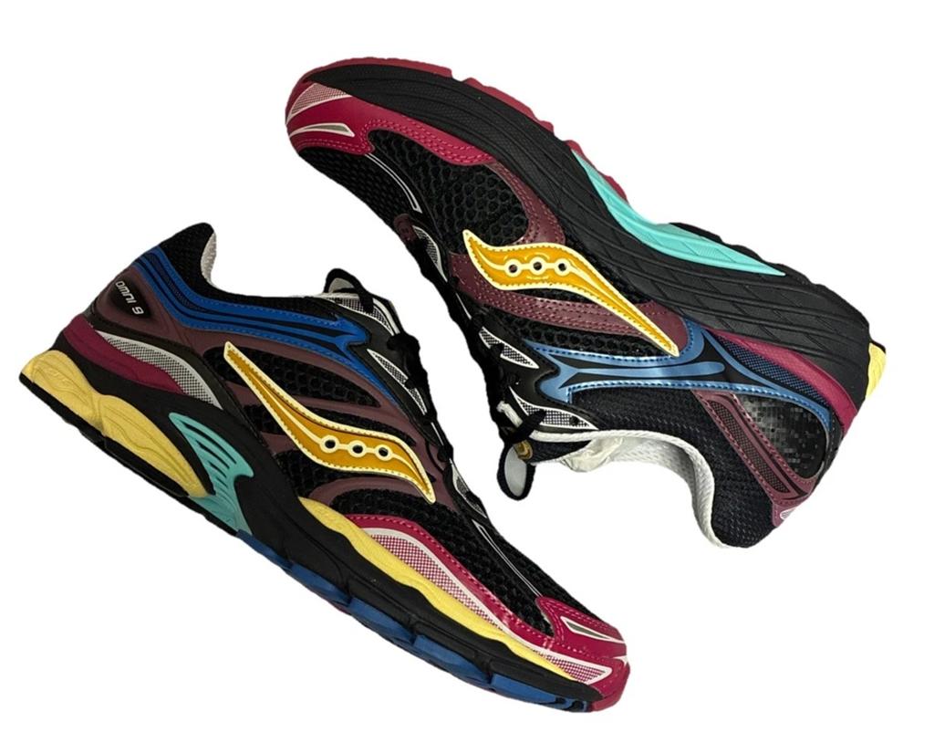 Nieuw! Saucony ProGrid Omni 9 Black Multi sneakers mt 46, Overige kleuren, Nieuw, Ophalen of Verzenden, Sneakers of Gympen