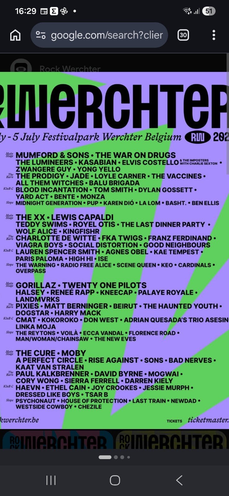 Gezocht twee tickets Rock Wechter zondag 5 juli, Tickets en Kaartjes, Twee personen