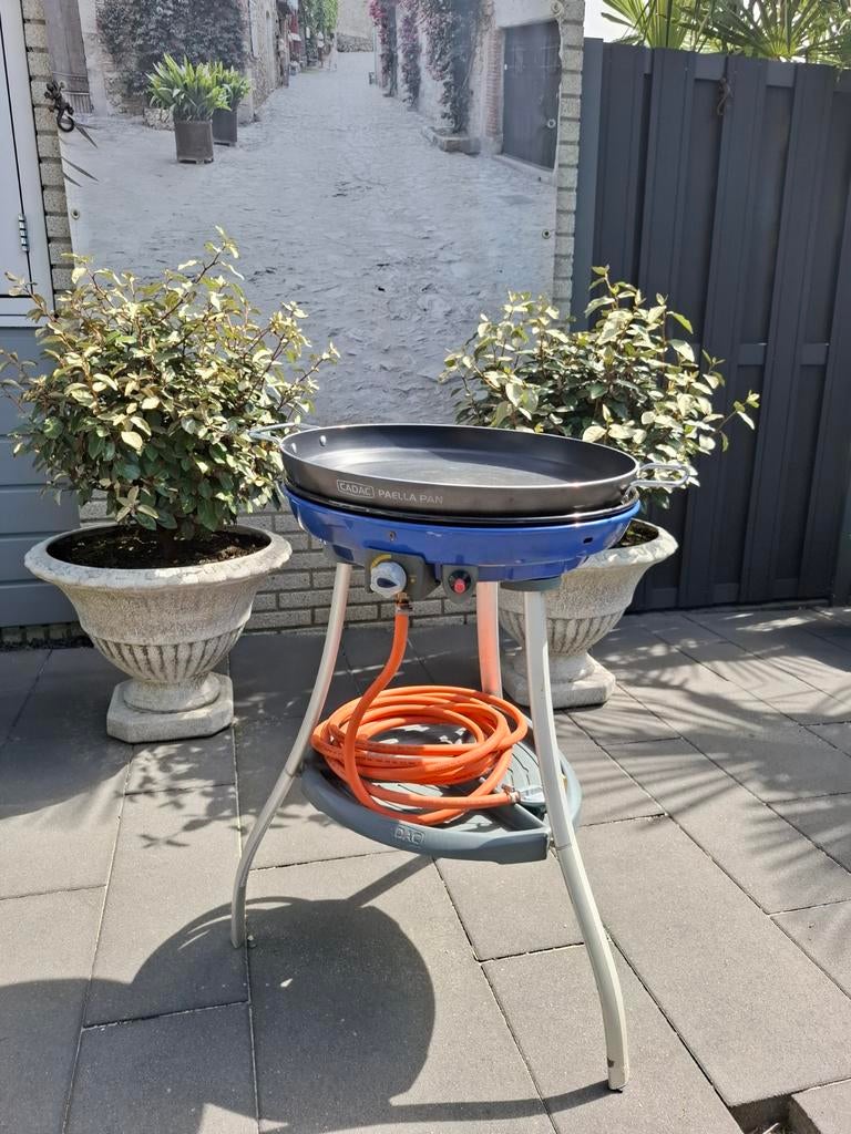 CADAC Skottelbraai met Paellapan, Ophalen of Verzenden, Gebruikt
