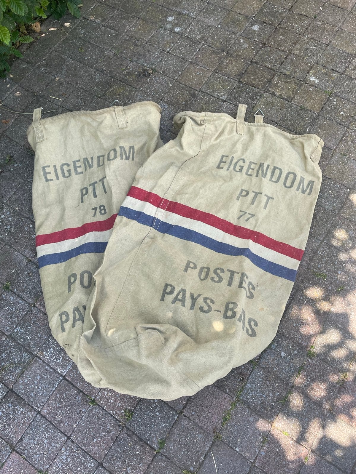 Vintage PTT Postzakken - Set van 2, Ophalen, Gebruikt