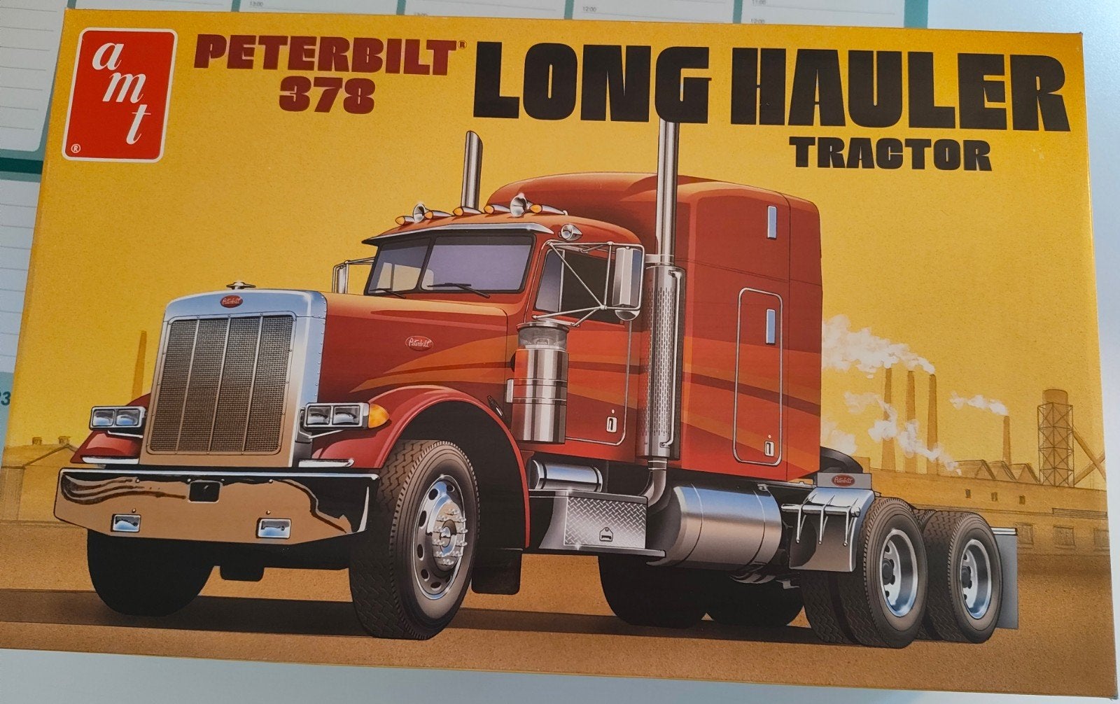 1/24 AMT Peterbilt 378 Long Hauler, Overige merken, Tank, Verzenden, Groter dan 1:32