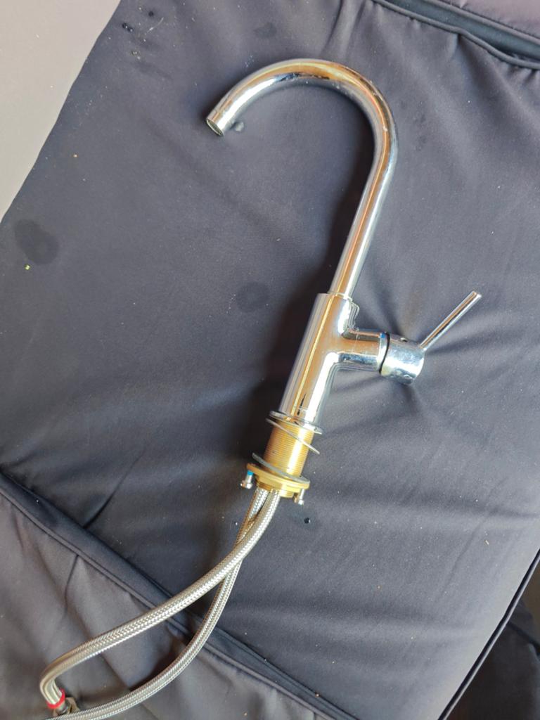 Hansgrohe Keukenkraan - Gebruikt, Zilver, Ophalen of Verzenden, Metaal, Overige merken