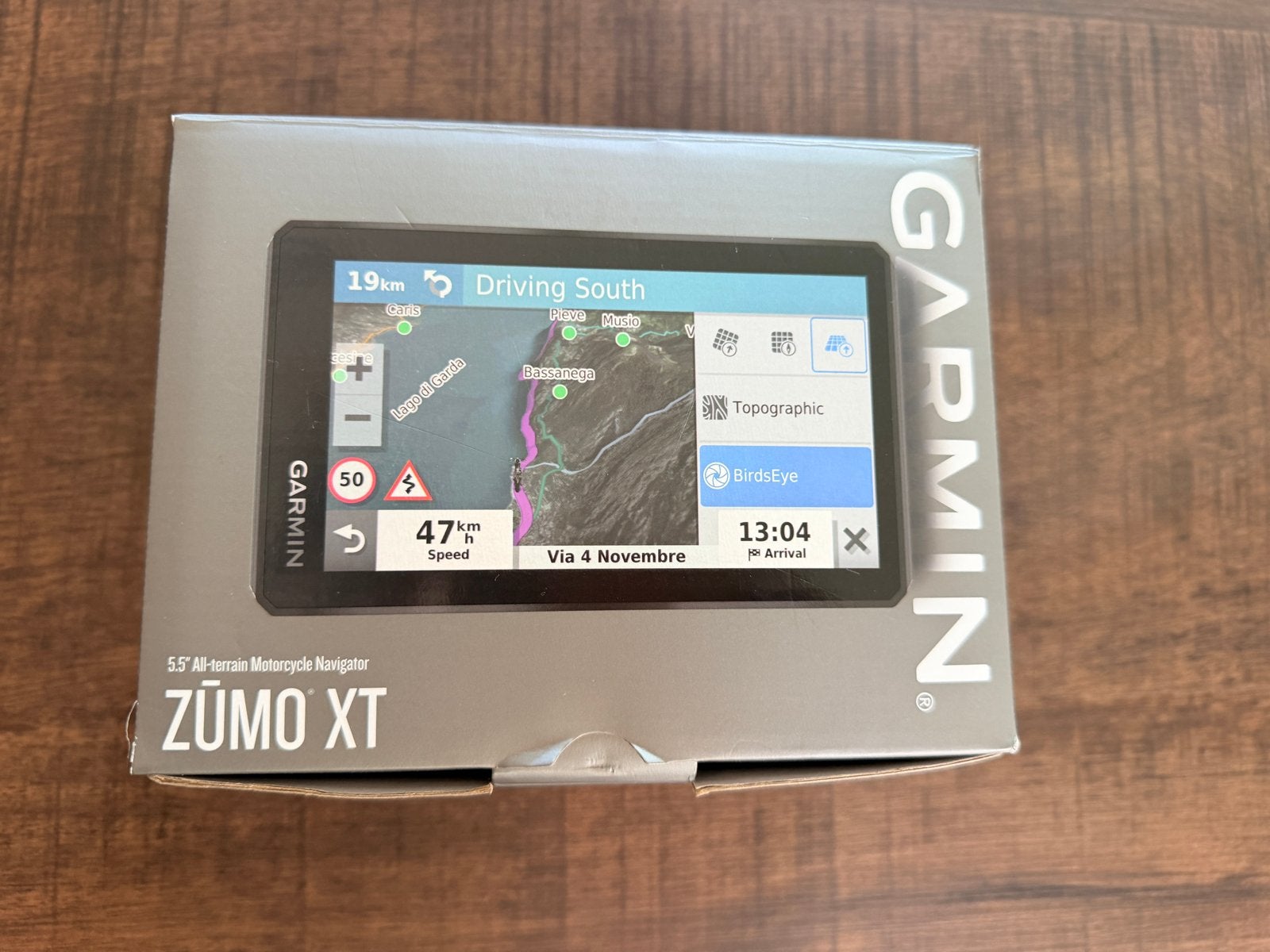 Garmin Zumo XT motornavigatie met toebehoren z.g.a.n., Ophalen of Verzenden, Zo goed als nieuw