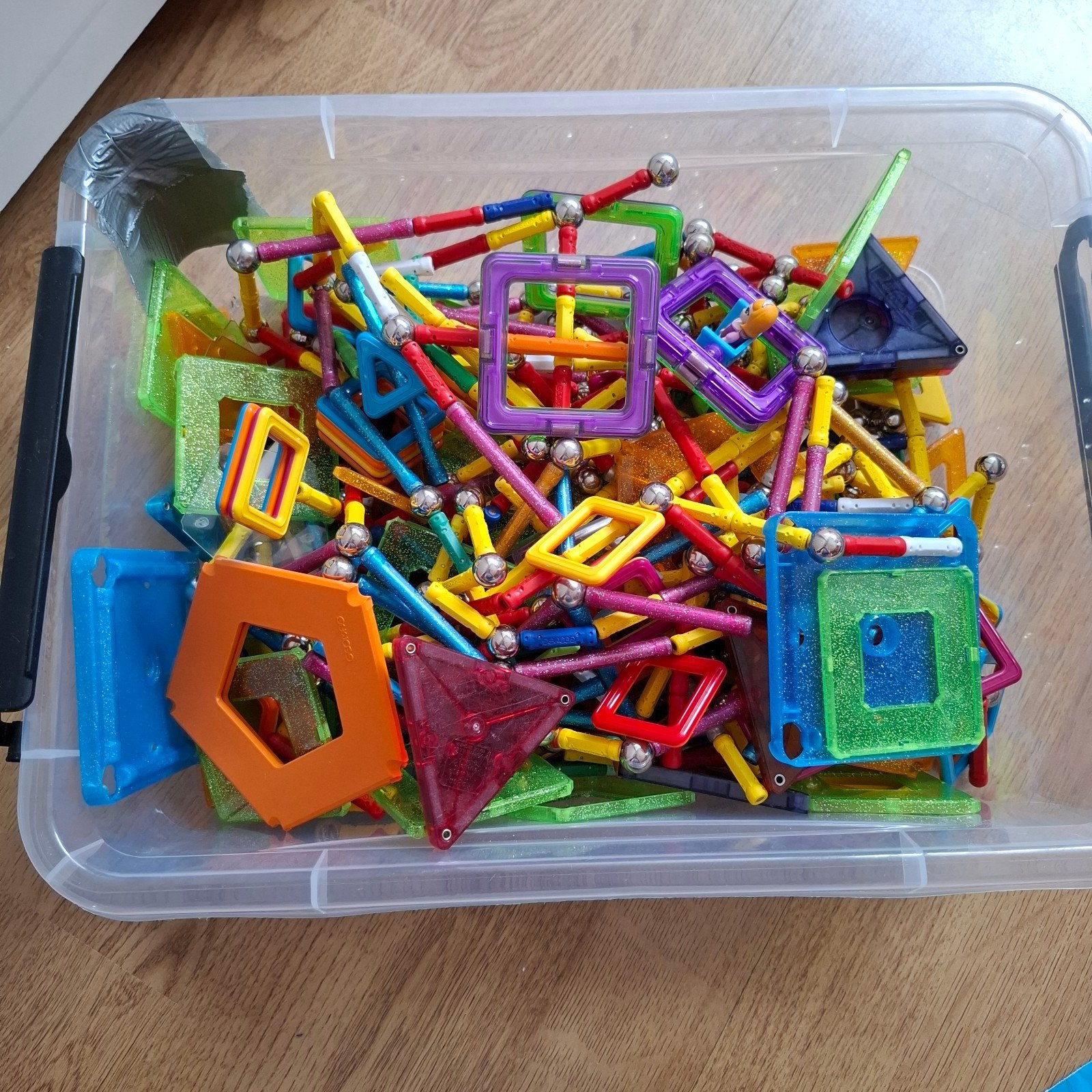 Grote set Geomag Color magnetisch constructiespeelgoed, Ophalen of Verzenden, Zo goed als nieuw, Overige merken