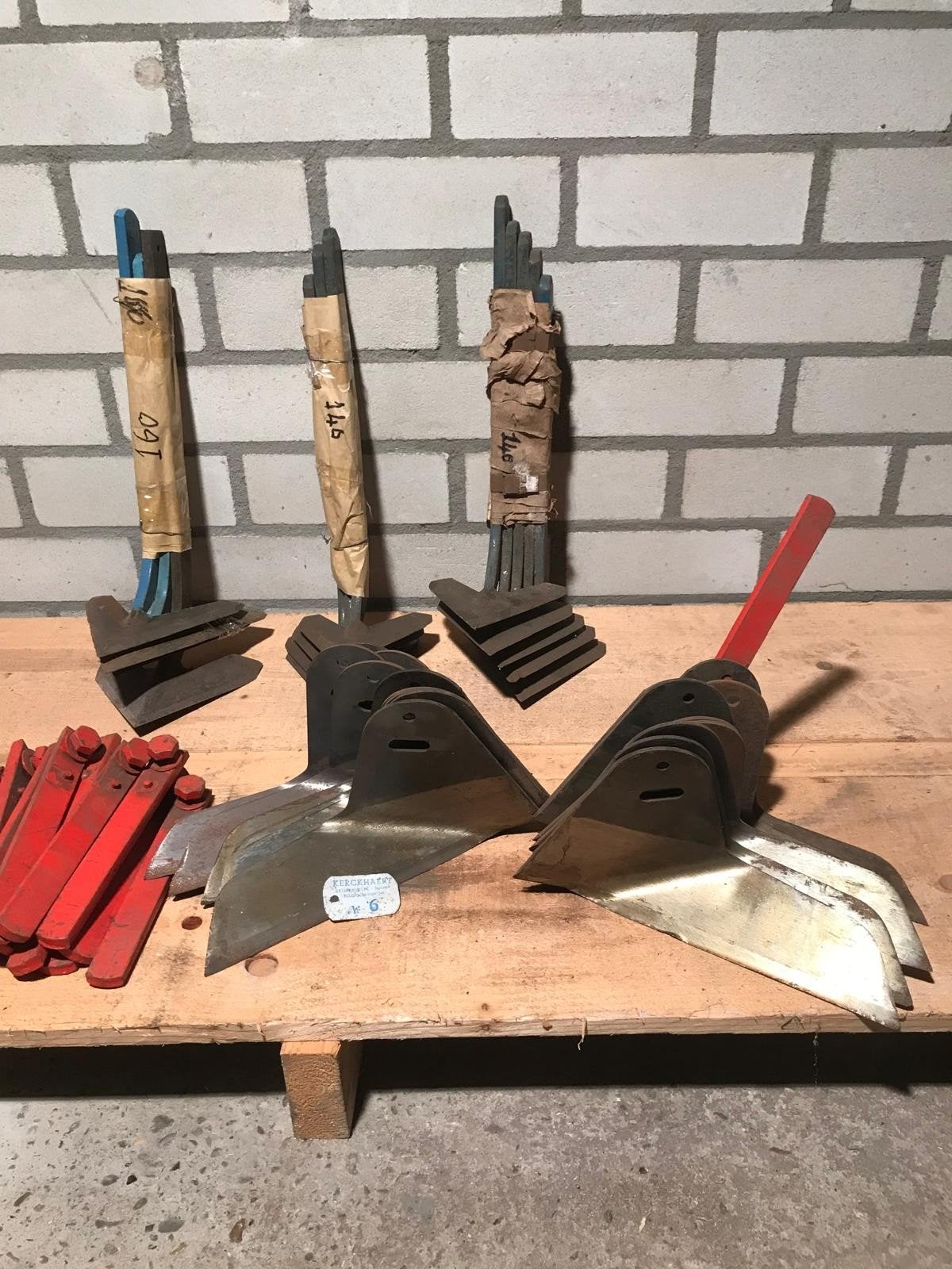 Nieuwe Rumptstad ploeg onderdelen, Ophalen