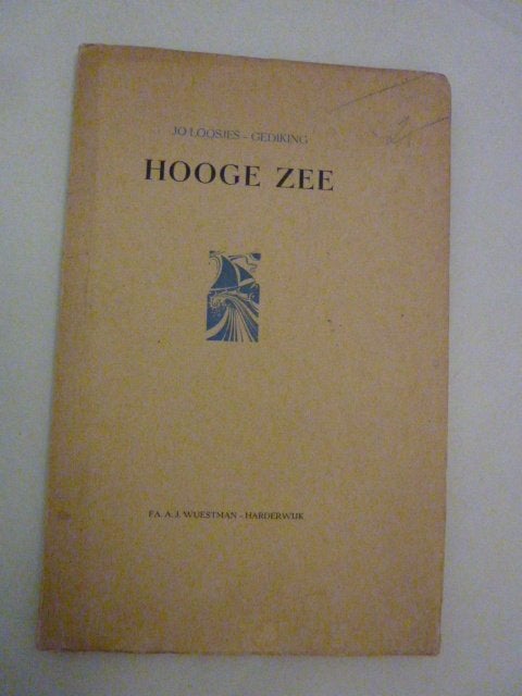 Jo Loosjes-Gediking - Hooge zee, Verzenden, Gelezen