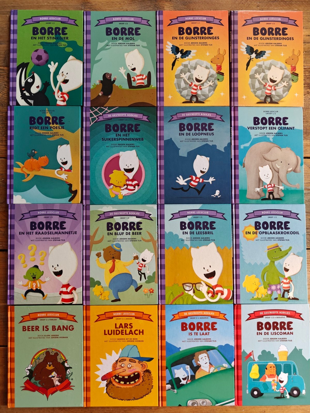 16 Borre boekjes van groep 1/2 en 2., Boeken, Ophalen of Verzenden, Zo goed als nieuw, Fictie algemeen