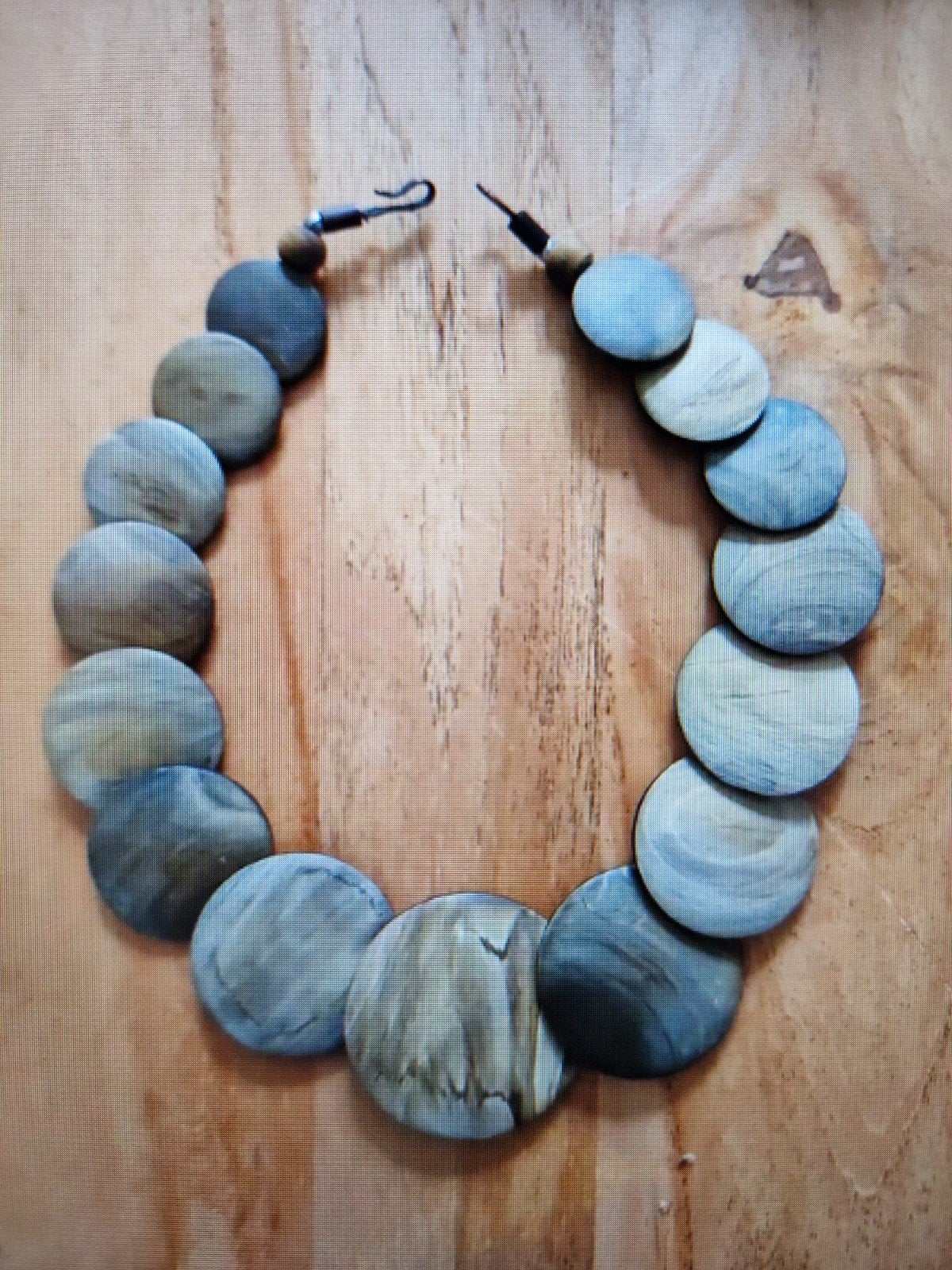 Unieke Hoorn Ketting -Handgemaakt met Natuurlijke Schoonheid, Sieraden, Tassen en Uiterlijk, Ophalen of Verzenden, Zo goed als nieuw