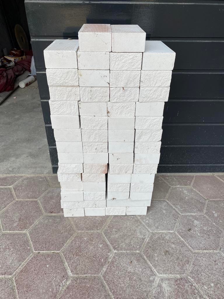 Kalkzandstenen 21,5 x 10cm, Ophalen, Nieuw, Kalkzandstenen