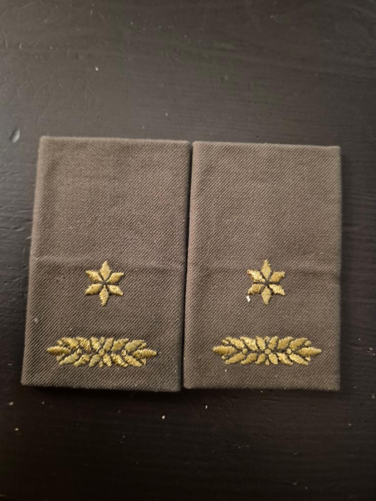 Leger rangen setje
Majoor, Ophalen of Verzenden, Landmacht, Nederland, Embleem of Badge
