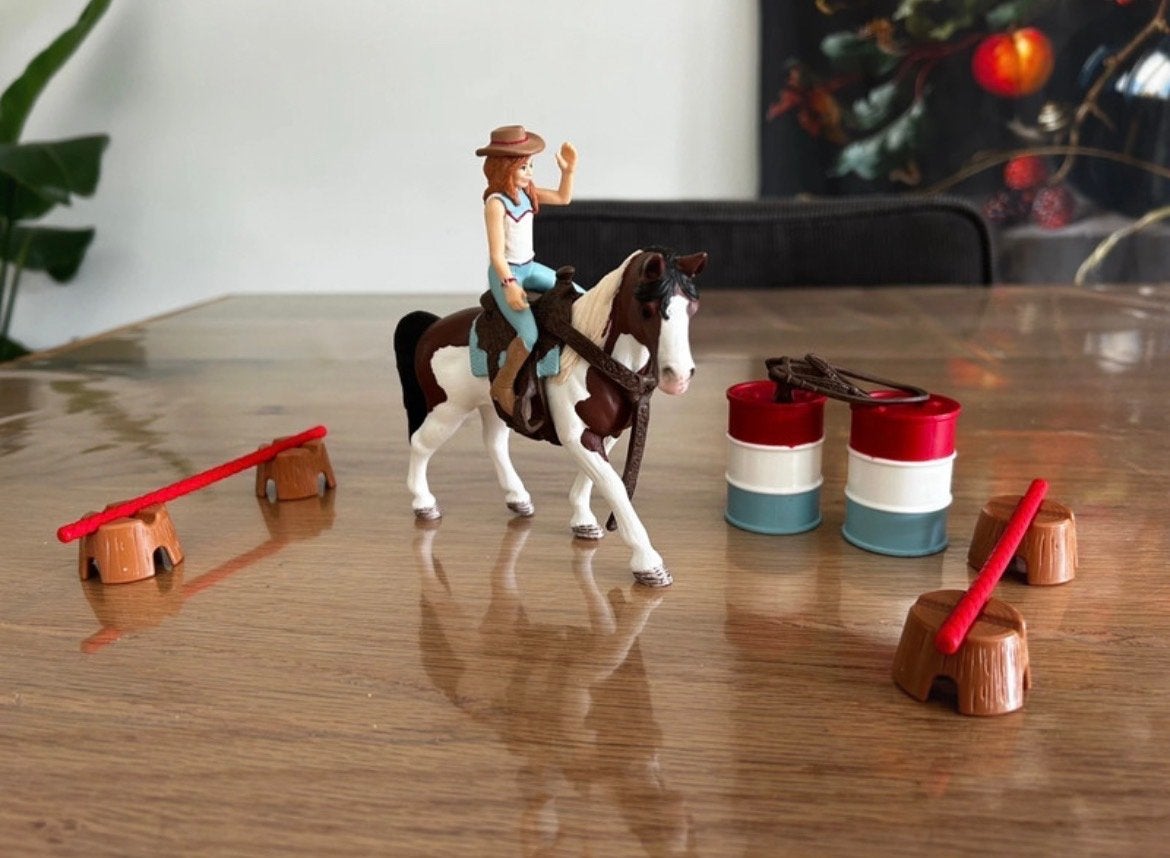 Schleich Horse Club 42441 Hannah's Western rijset, Ophalen of Verzenden, Zo goed als nieuw