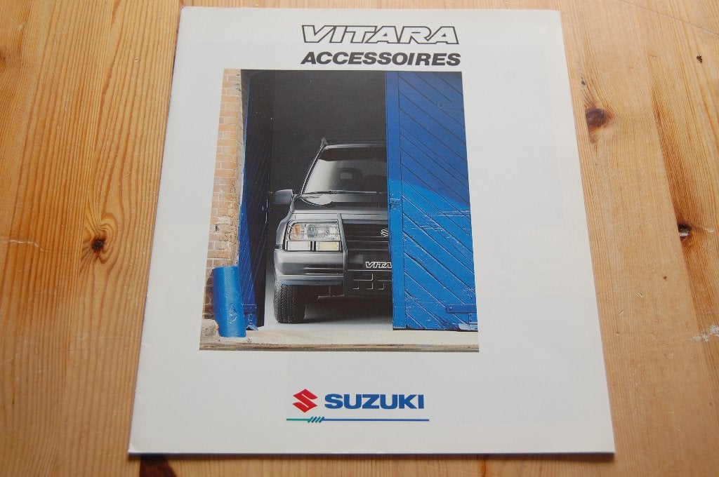 Suzuki Vitara accessoires uitgave 20-10-1988, Ophalen of Verzenden, Zo goed als nieuw, Overige merken
