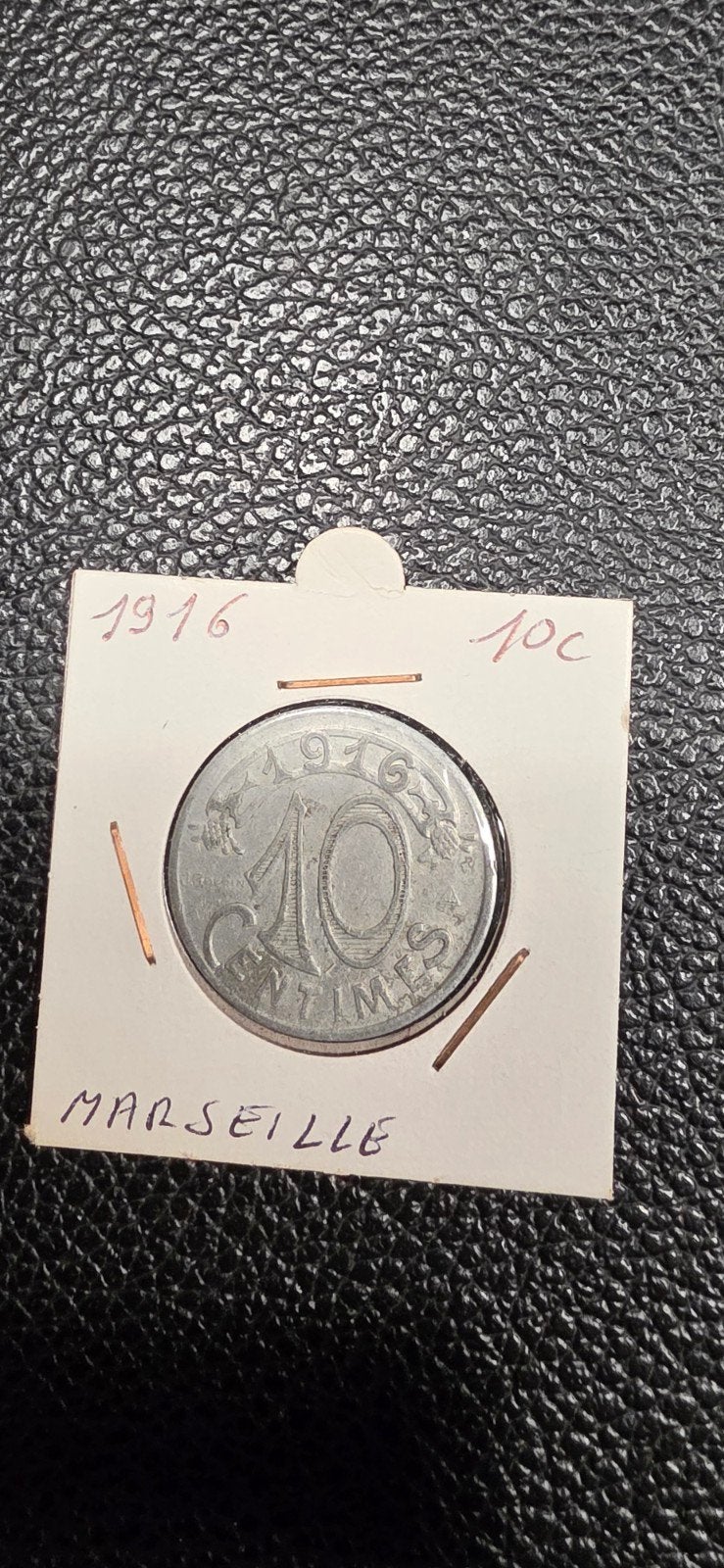 Frans noodgeld 10 centimes 1916 Marseille, Ophalen of Verzenden, België