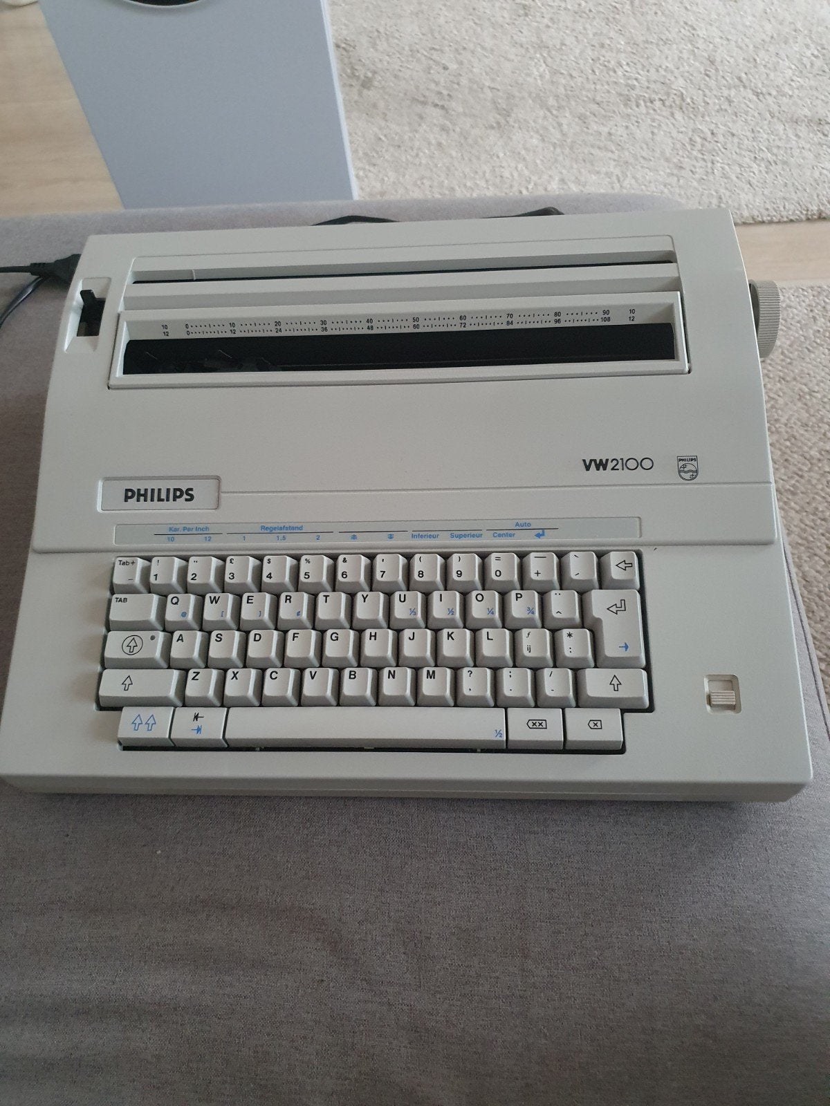 Elektrische typemachine Philips VW2100., Diversen, Typemachines, Ophalen