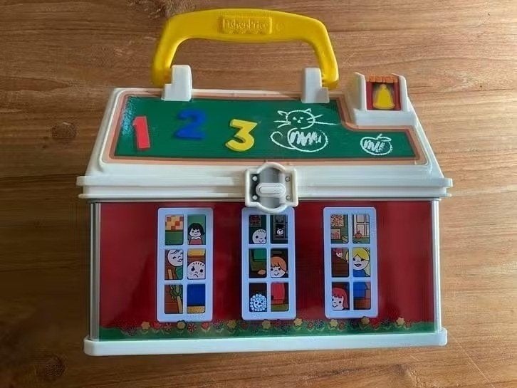 Lunchbox/ koffertje : school Fisher Price, Ophalen of Verzenden, Gebruikt, Overige typen