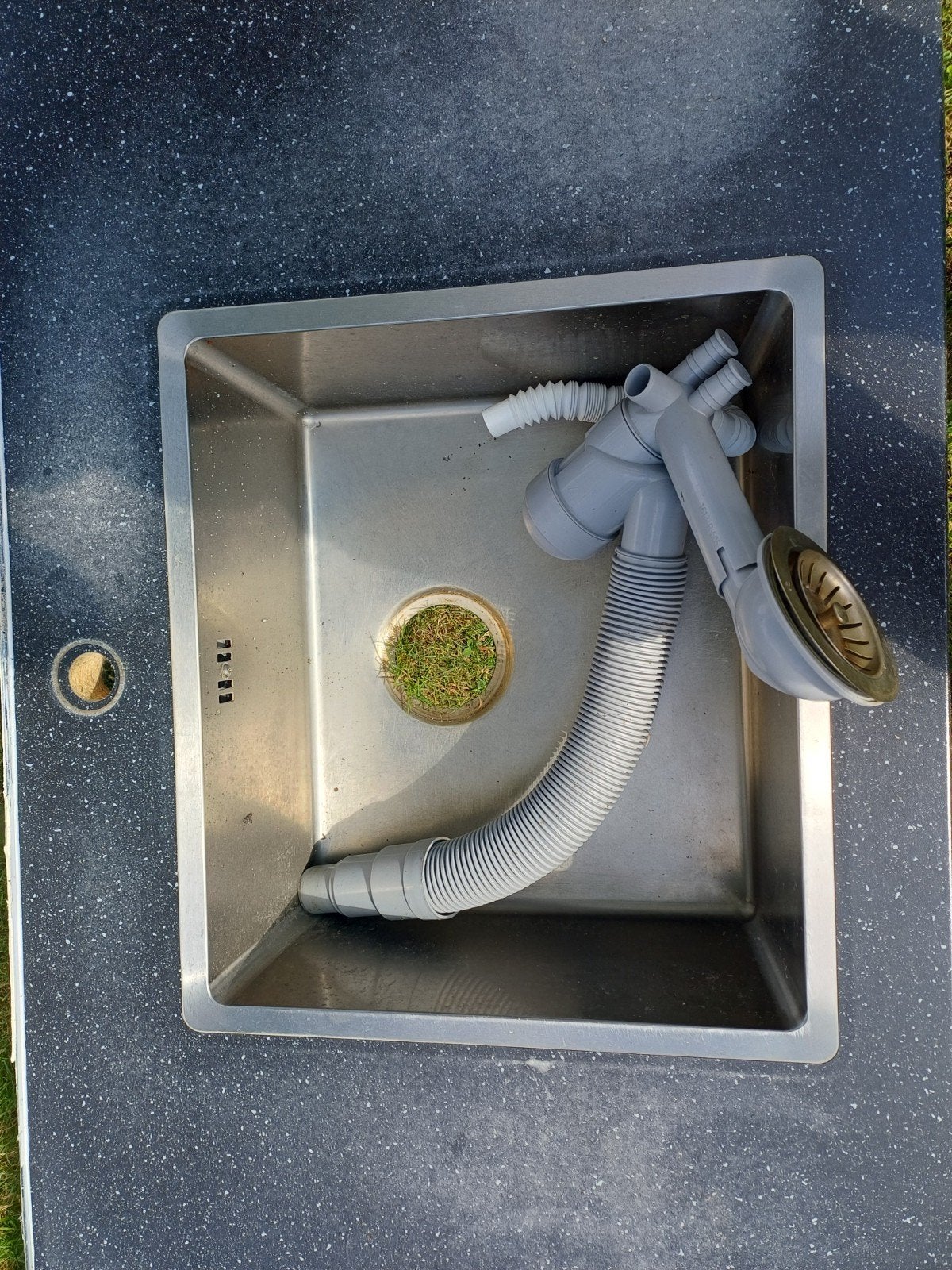 Aanrechtblad met syphon teab, Ophalen, Gebruikt