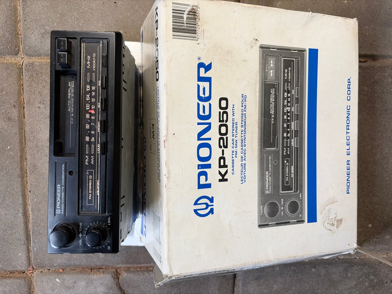 Pioneer KP-2050 Cassette Autoradio - Vintage Klassieker, Auto diversen, Ophalen, Gebruikt