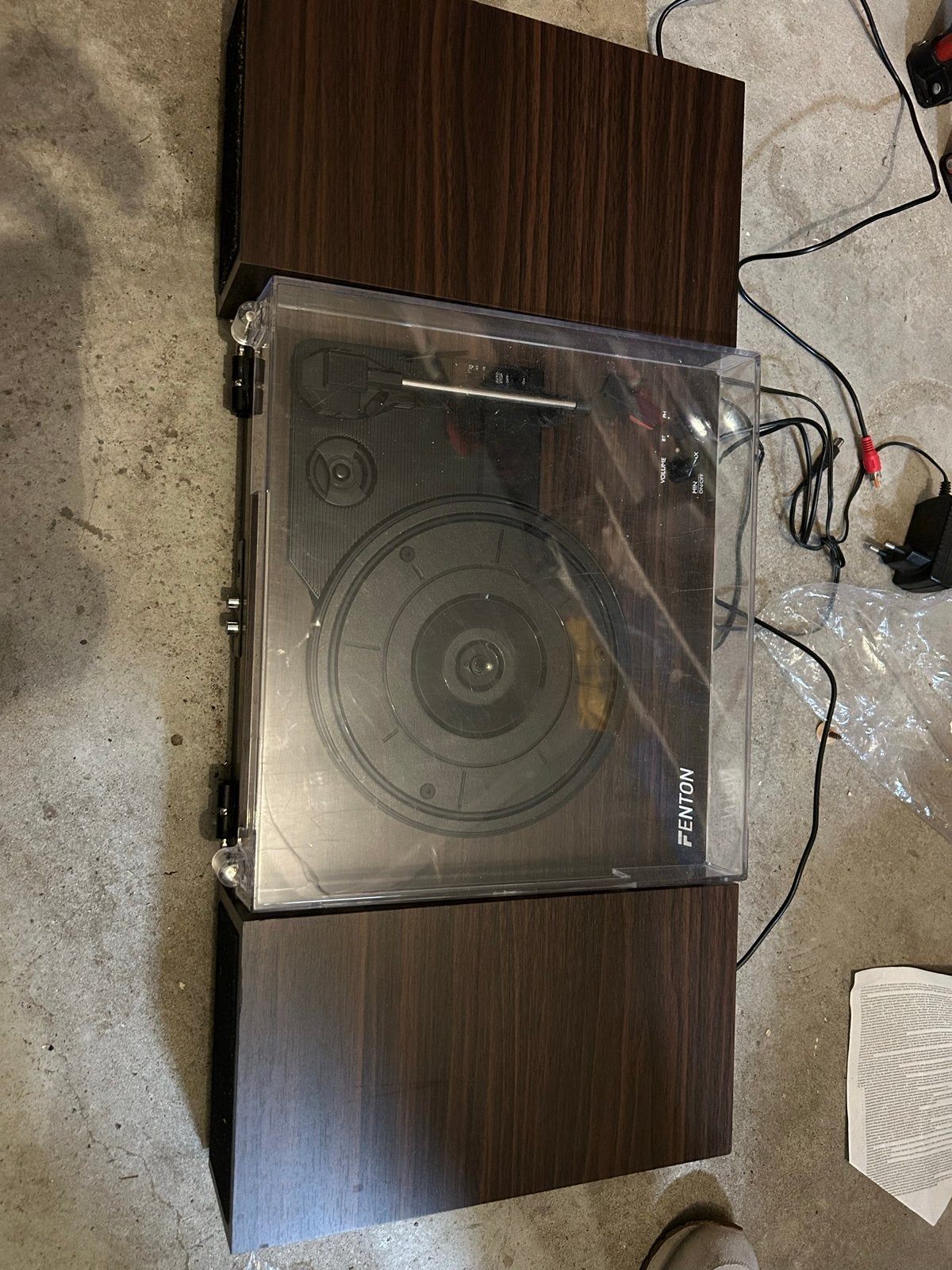 Fenton Platenspeler met speakers - Zo goed als nieuw, Audio, Tv en Foto, Ophalen of Verzenden, Zo goed als nieuw, Platenspeler