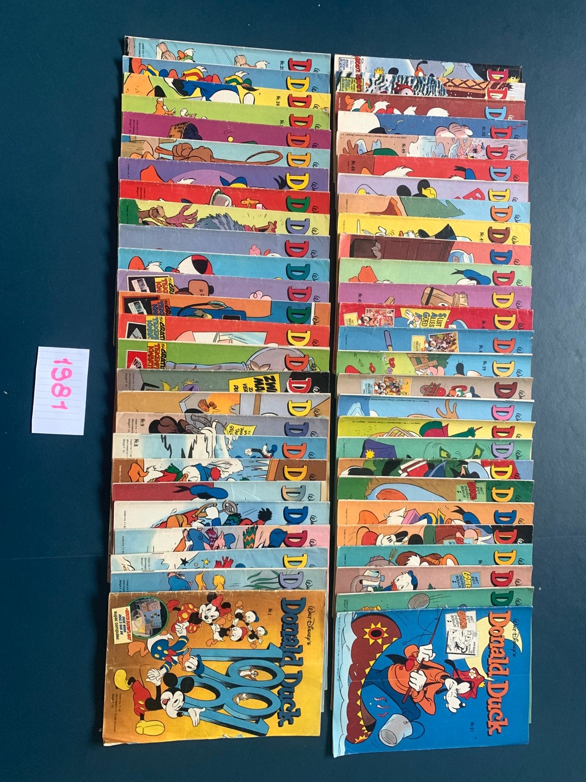 Donald Duck jaargang 1981 COMPLEET, Gelezen, Complete serie of reeks, Europa, Ophalen of Verzenden