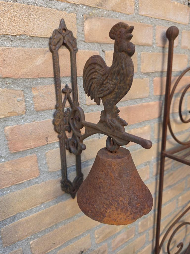 Decoratie gietijzer, Tuin en Terras, Tuinwanddecoratie, Ophalen of Verzenden, Gebruikt