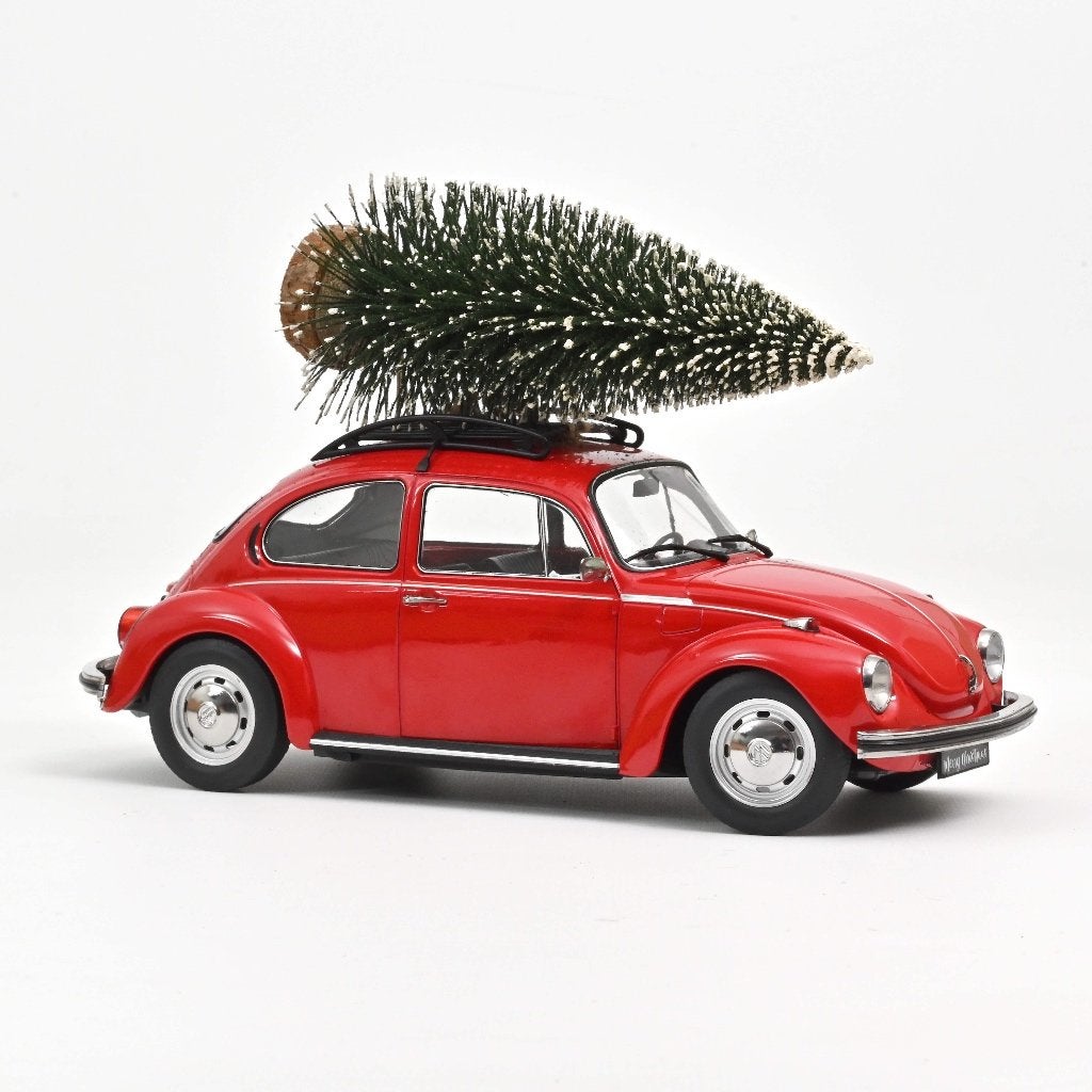VW 1303 Kever 1973 Rood KERST schaal 1/18 NOREV ref. 188678, Verzenden, Nieuw, Auto, Norev