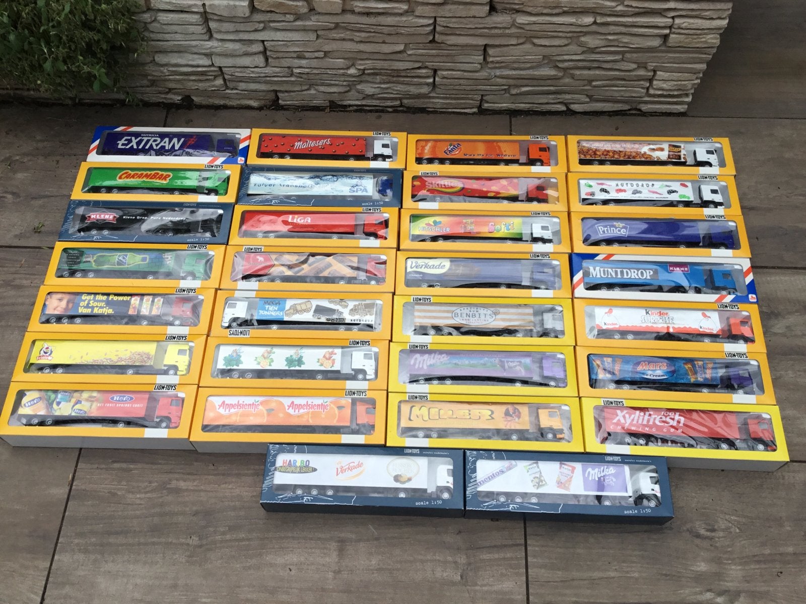 Verzameling lion Toys 30 stuks, Ophalen, Zo goed als nieuw, Bus of Vrachtwagen, Lion Toys