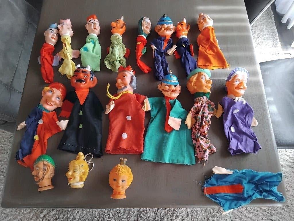17X OUDE POPPENKAST POPPEN  In 1 koop, Ophalen, Gebruikt, Pop