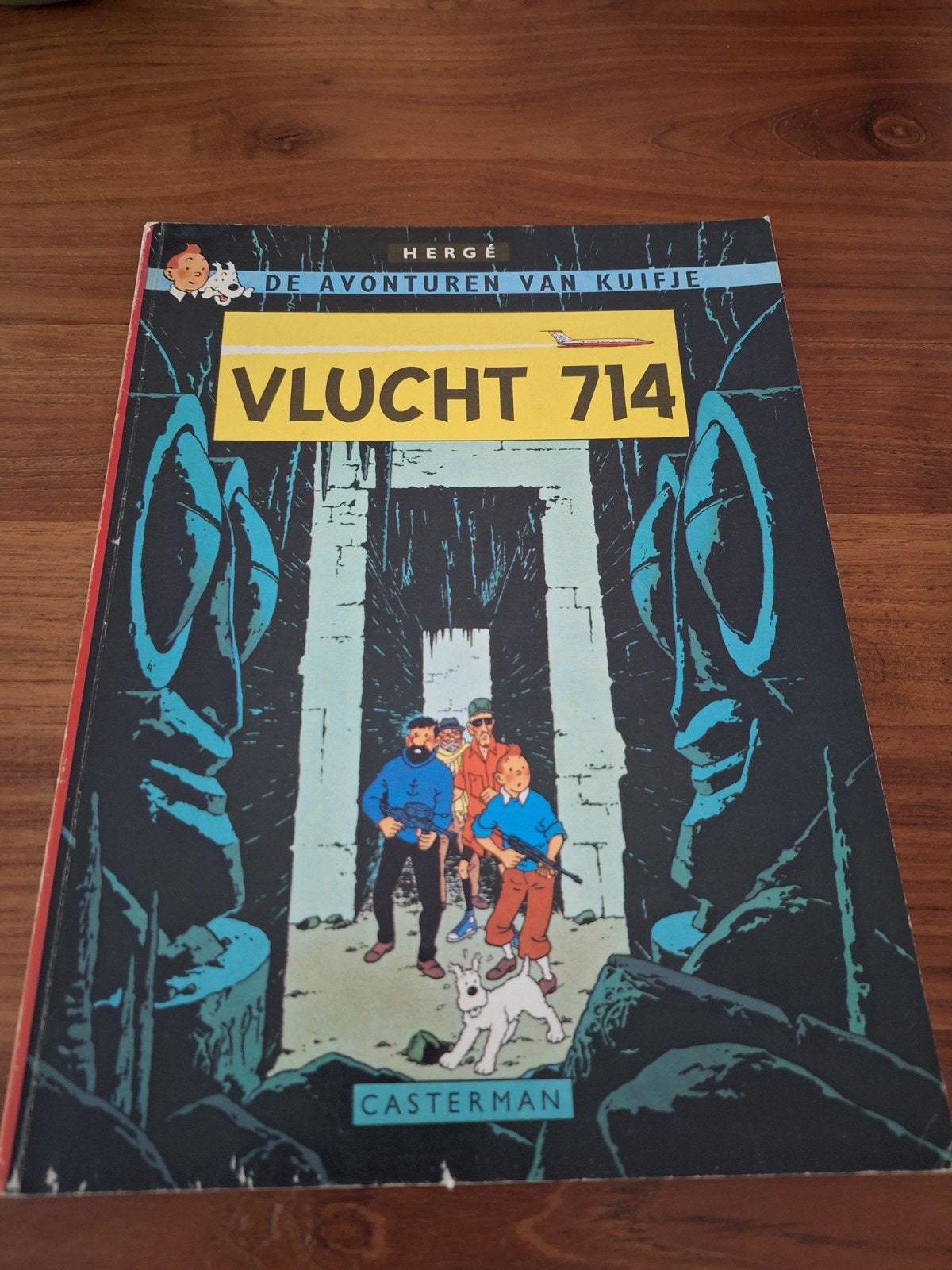 Kuifje - Vlucht 714 (1968), Boeken, Eén stripboek, Verzenden, Gelezen, Hergé
