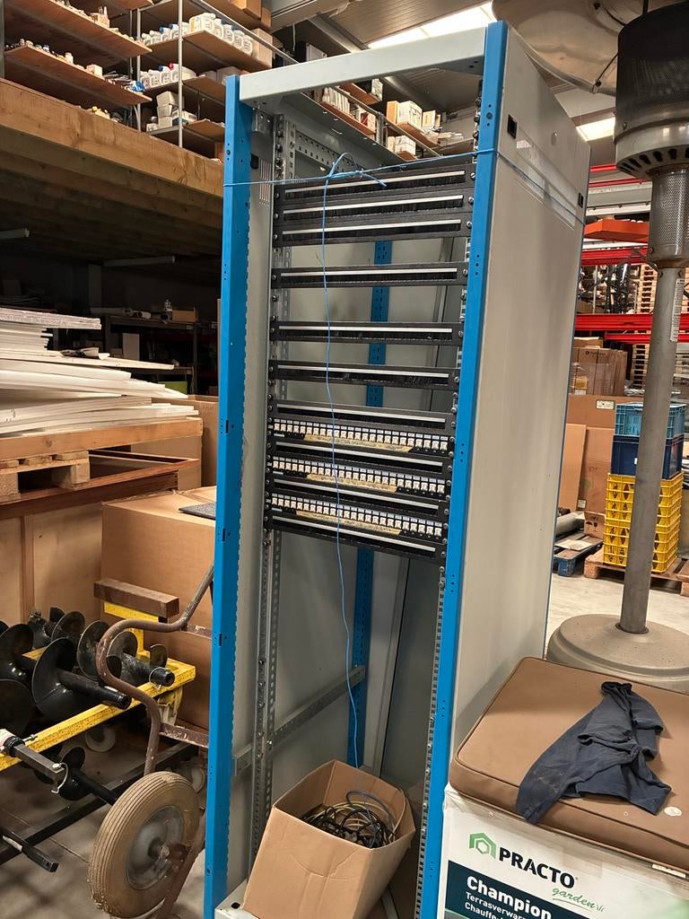 Complete patchkast te koop - Ideaal voor netwerkinstallatie, Computers en Software, Serverkasten, Ophalen, Gebruikt
