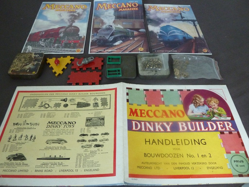 PARTIJ MECCANO   incl. MECCANO DINKY BUILDER, Ophalen of Verzenden
