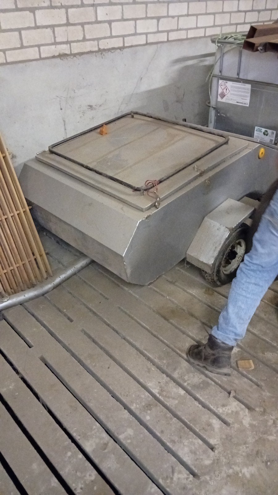 aanhanger voor tent,bagage e.d, Ophalen