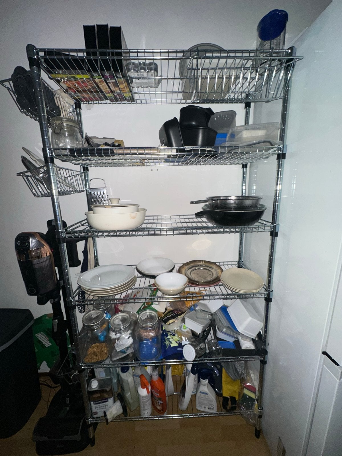 Ikea metalen opbergrek met 6 planken, Ophalen, Gebruikt