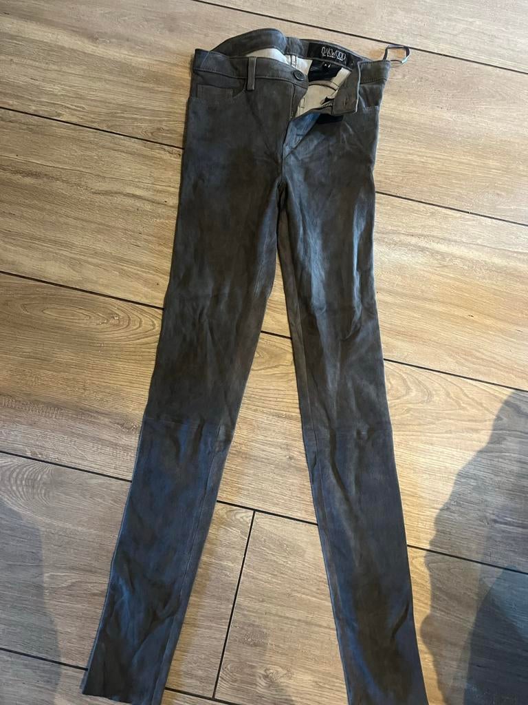 Oakwood suède broek grijs nieuw, Nieuw, Ophalen of Verzenden, Maat 36 (S), Grijs