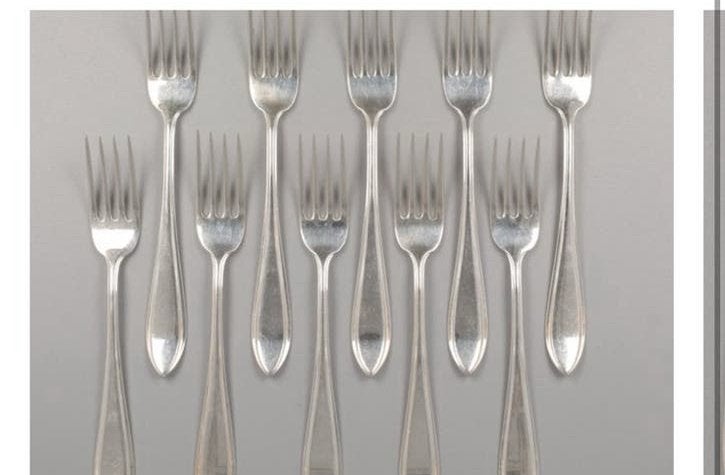 Gezocht: puntfilet dessert/taart/fruitvork  4 tanden zilver, Antiek en Kunst, Ophalen of Verzenden, Zilver