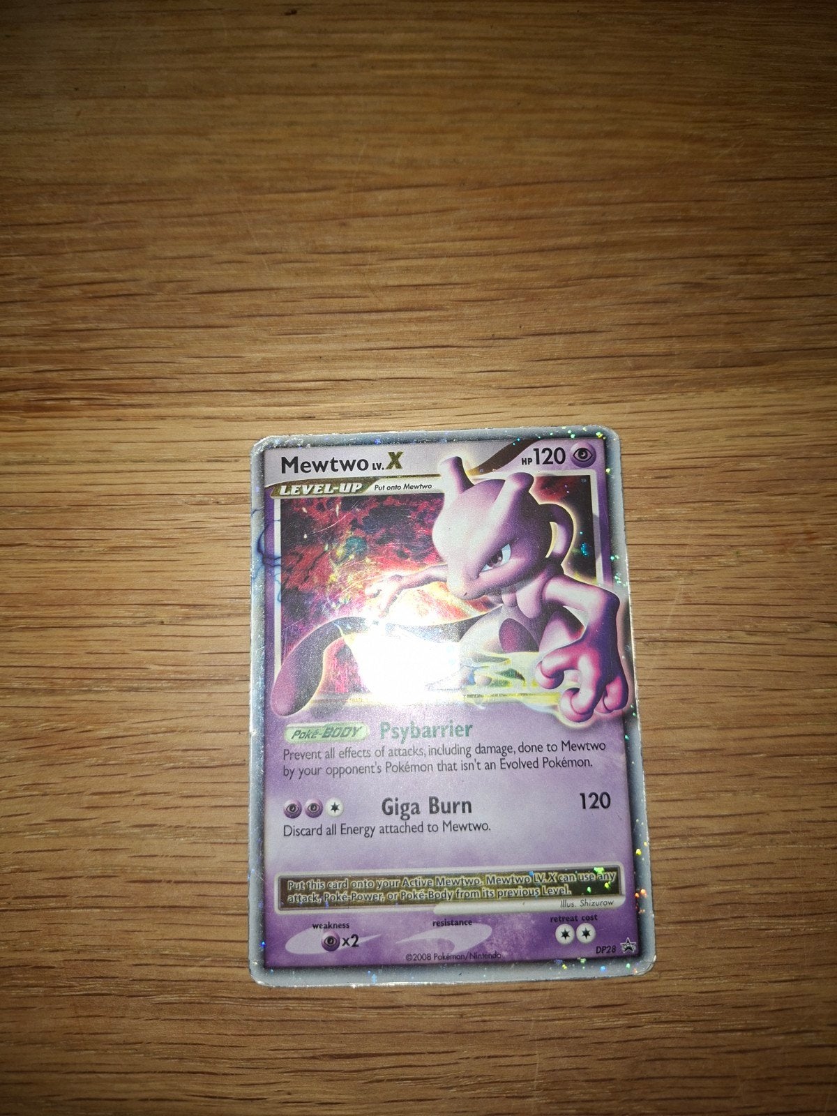 Mewtwo Lv X DP28, Ophalen of Verzenden, Zo goed als nieuw