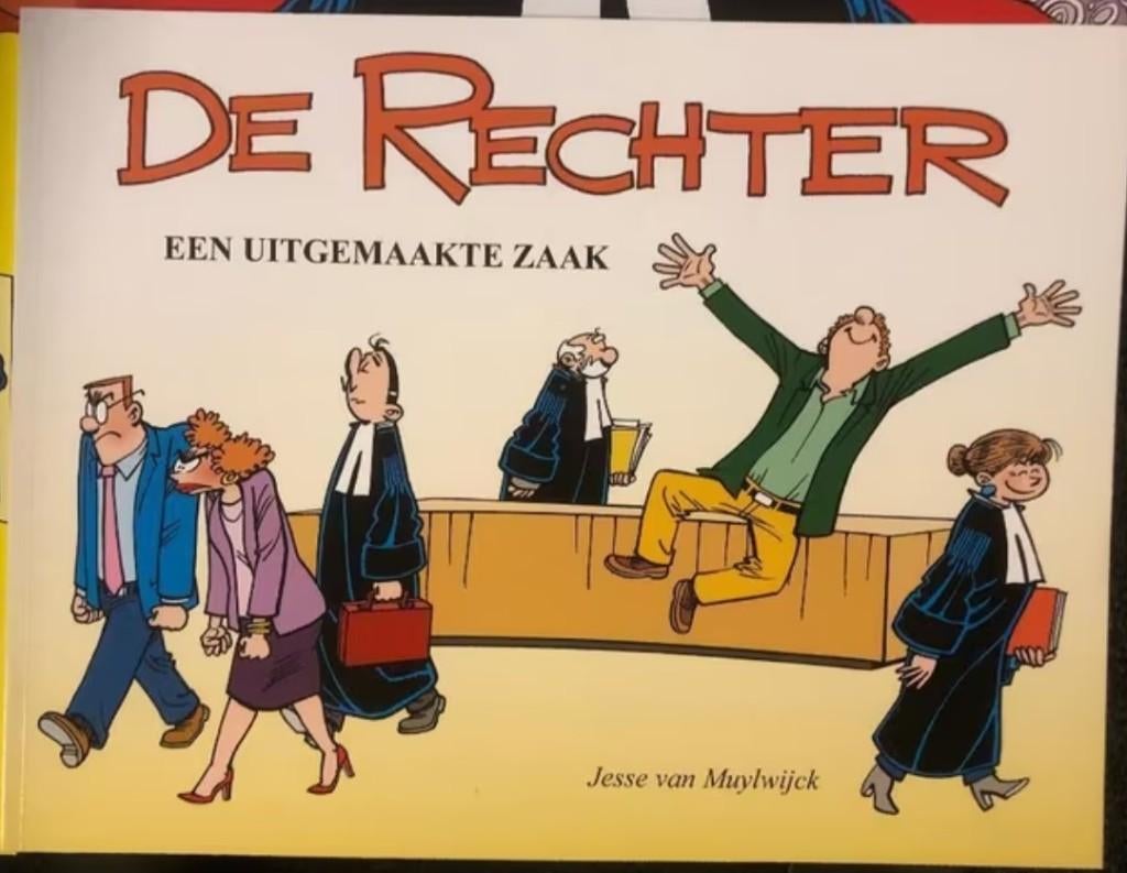Een uitgemaakte zaak de rechter a9, Boeken, Stripboeken, Eén stripboek, Ophalen of Verzenden, Zo goed als nieuw
