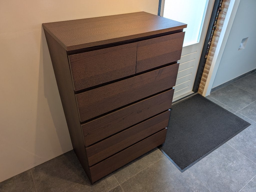 Ladekast Ikea Malm serie, Huis en Inrichting, Ophalen, 5 laden of meer, 100 tot 150 cm, 50 tot 100 cm