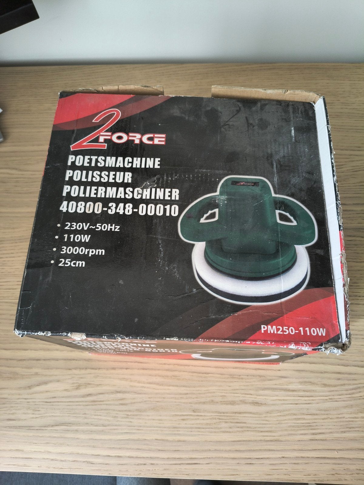 2Force Poetsmachine Polijstmachine 110W, Auto diversen, Ophalen of Verzenden, Gebruikt